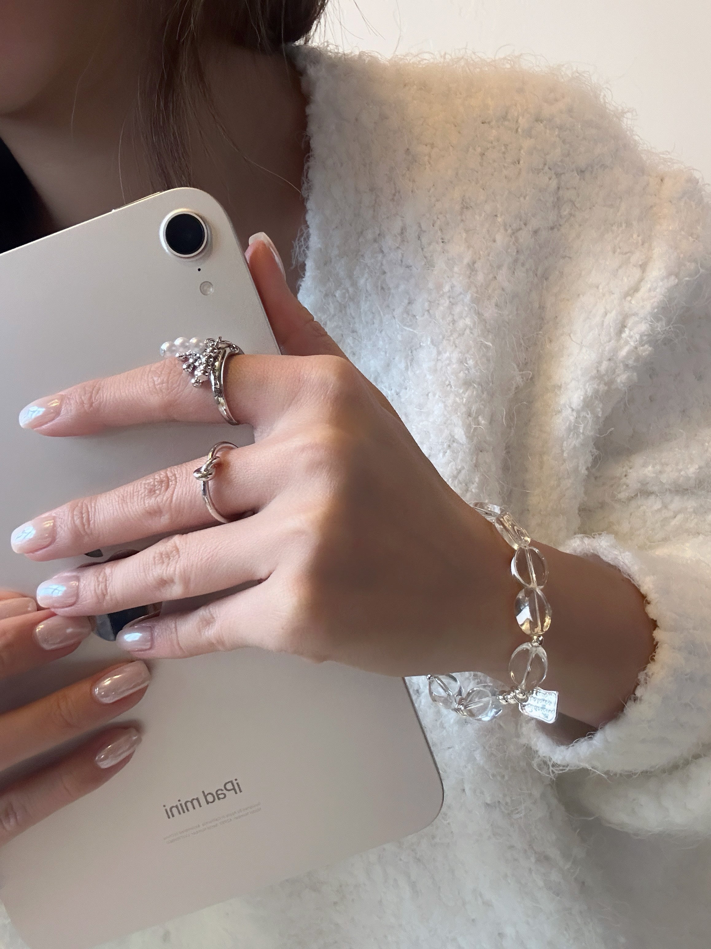 Tassel Pearl Ring - Coddle Heaven