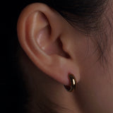 316L Stainless Steel Bold Contrast Earrings