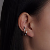 Double Oval Ear Cuff