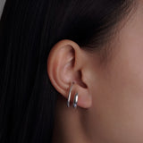 Double Oval Ear Cuff