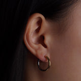 316L Stainless Steel Slim Contrast Earrings