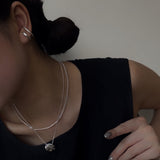 Double Oval Ear Cuff