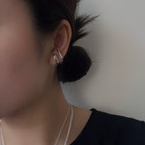 Double Oval Ear Cuff