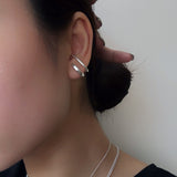 Double Oval Ear Cuff