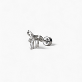 316L Stainless Steel Bowshine Flatback Earrings