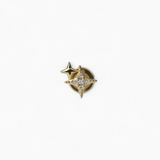316L Stainless Steel Star Cluster Flatback Earrings
