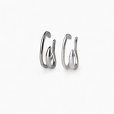 Double Oval Ear Cuff