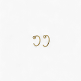 316L Spark Open Hoop Earrings