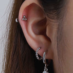 316L Dainty Hoop Drop Earrings - Coddle Heaven