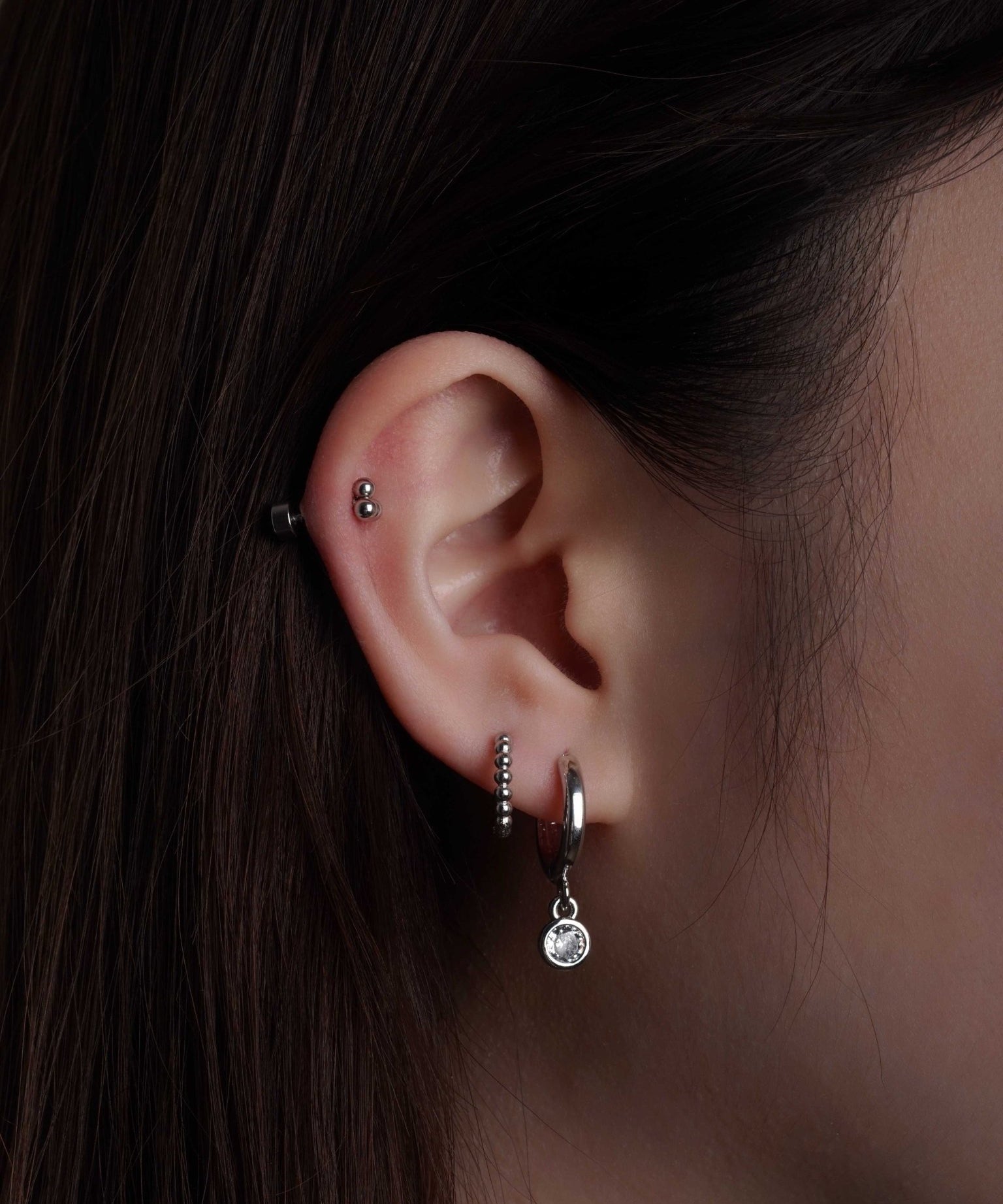 316L Dainty Hoop Drop Earrings - Coddle Heaven