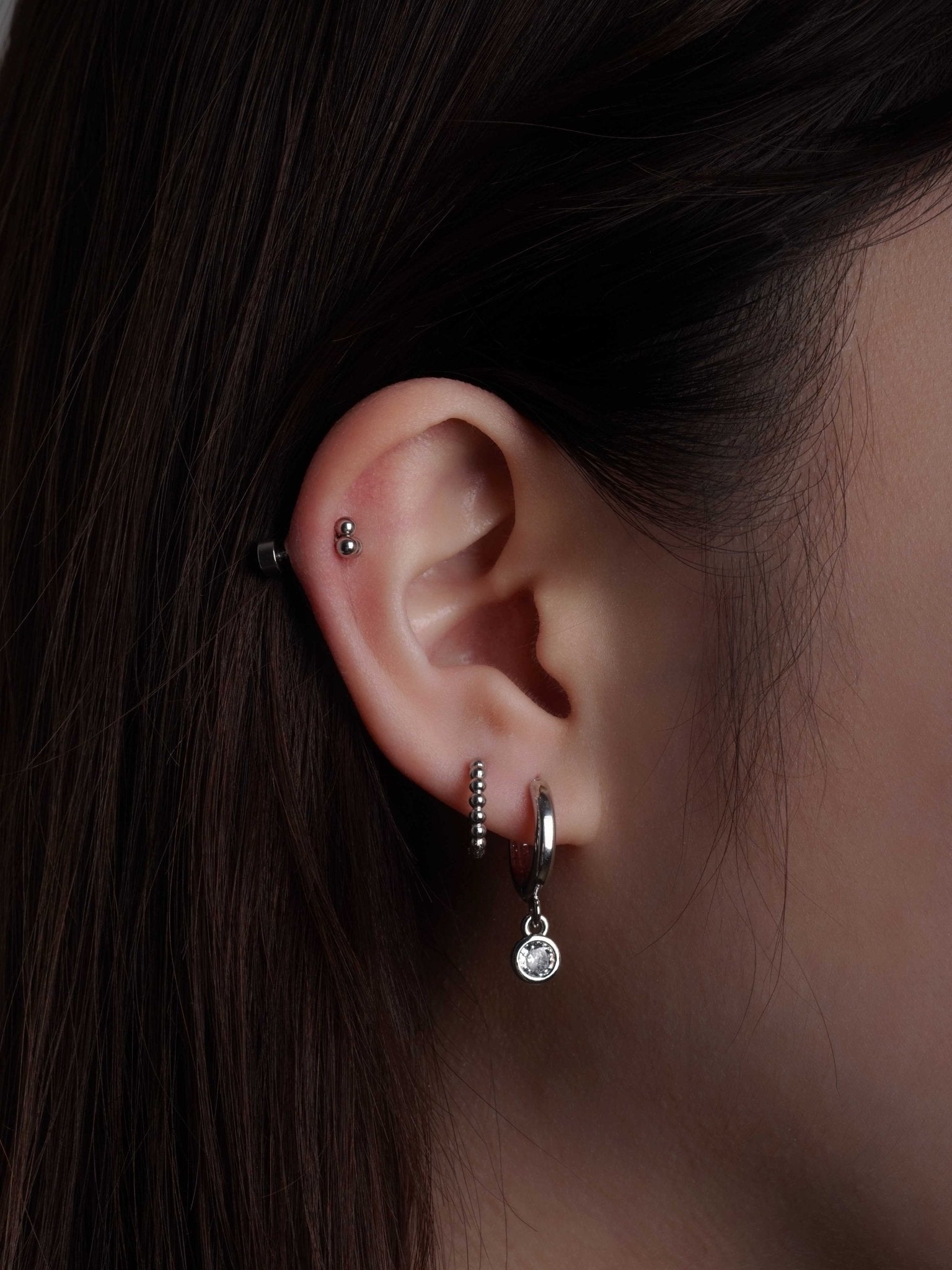 316L Dainty Hoop Drop Earrings - Coddle Heaven