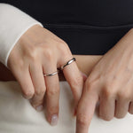 316L Liquid Metal Stacking Ring (Slim) - Coddle Heaven