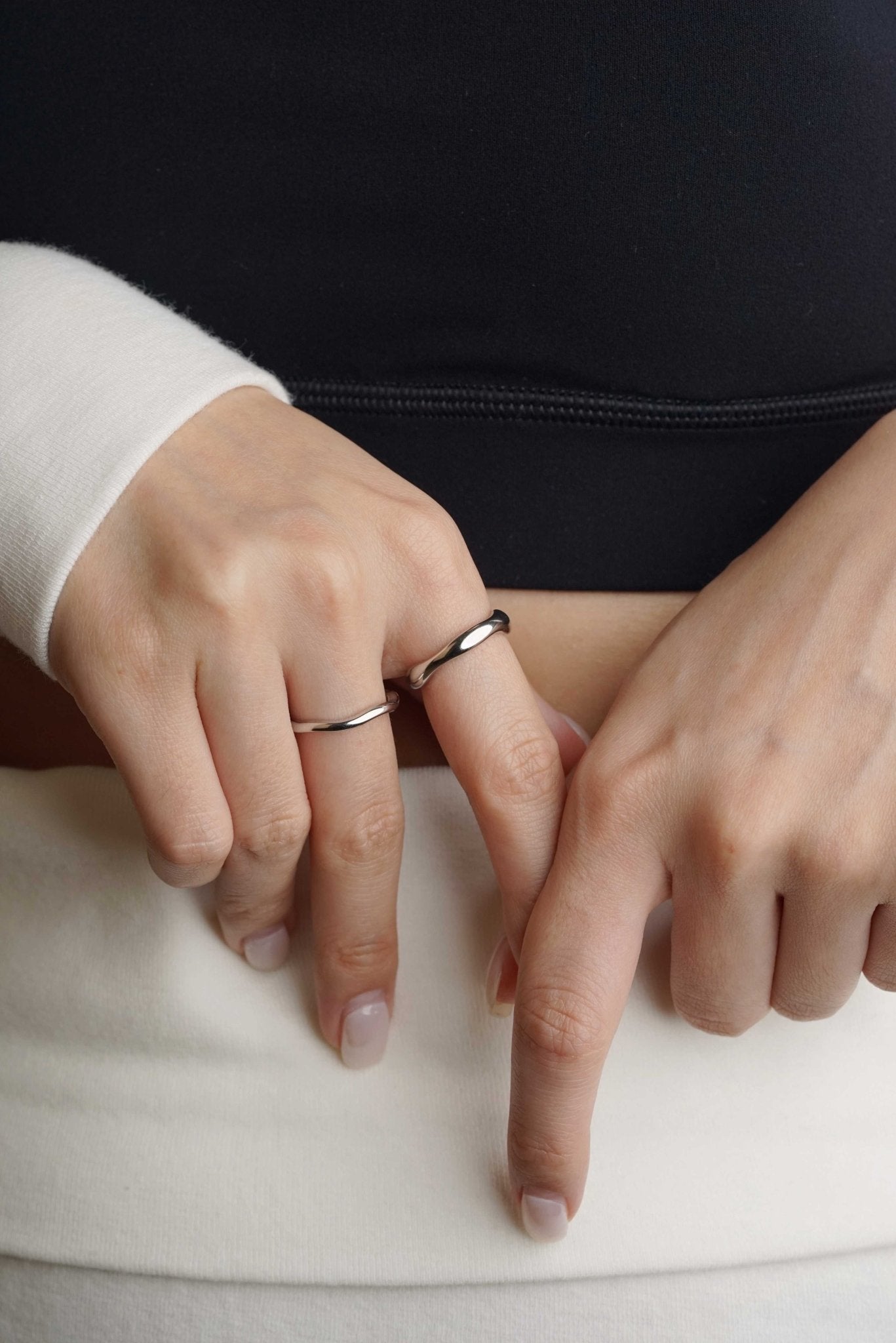 316L Liquid Metal Stacking Ring (Slim) - Coddle Heaven