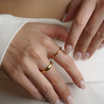 316L Liquid Metal Stacking Ring (Slim) - Coddle Heaven