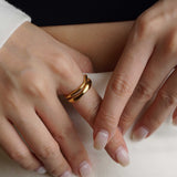 316L Liquid Metal Stacking Ring (Slim) - Coddle Heaven