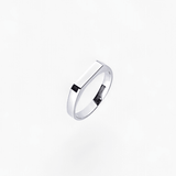 316L Sleek Bar Signet Ring - Coddle Heaven