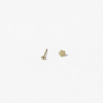316L Stainless Steel 3mm Flatback Earrings - Coddle Heaven