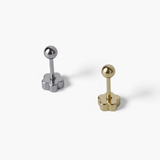 316L Stainless Steel 3mm Flatback Earrings - Coddle Heaven