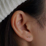 316L Stainless Steel Arc Flatback Earrings - Coddle Heaven