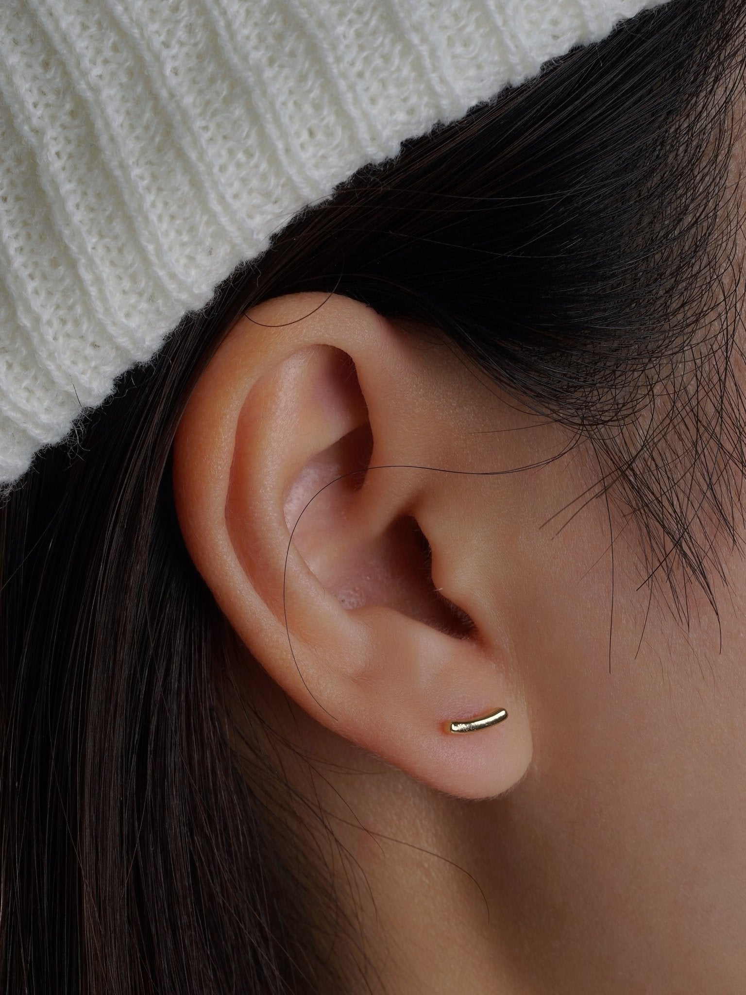 316L Stainless Steel Arc Flatback Earrings - Coddle Heaven
