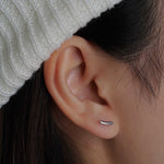316L Stainless Steel Arc Flatback Earrings - Coddle Heaven
