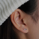 316L Stainless Steel Arc Flatback Earrings - Coddle Heaven