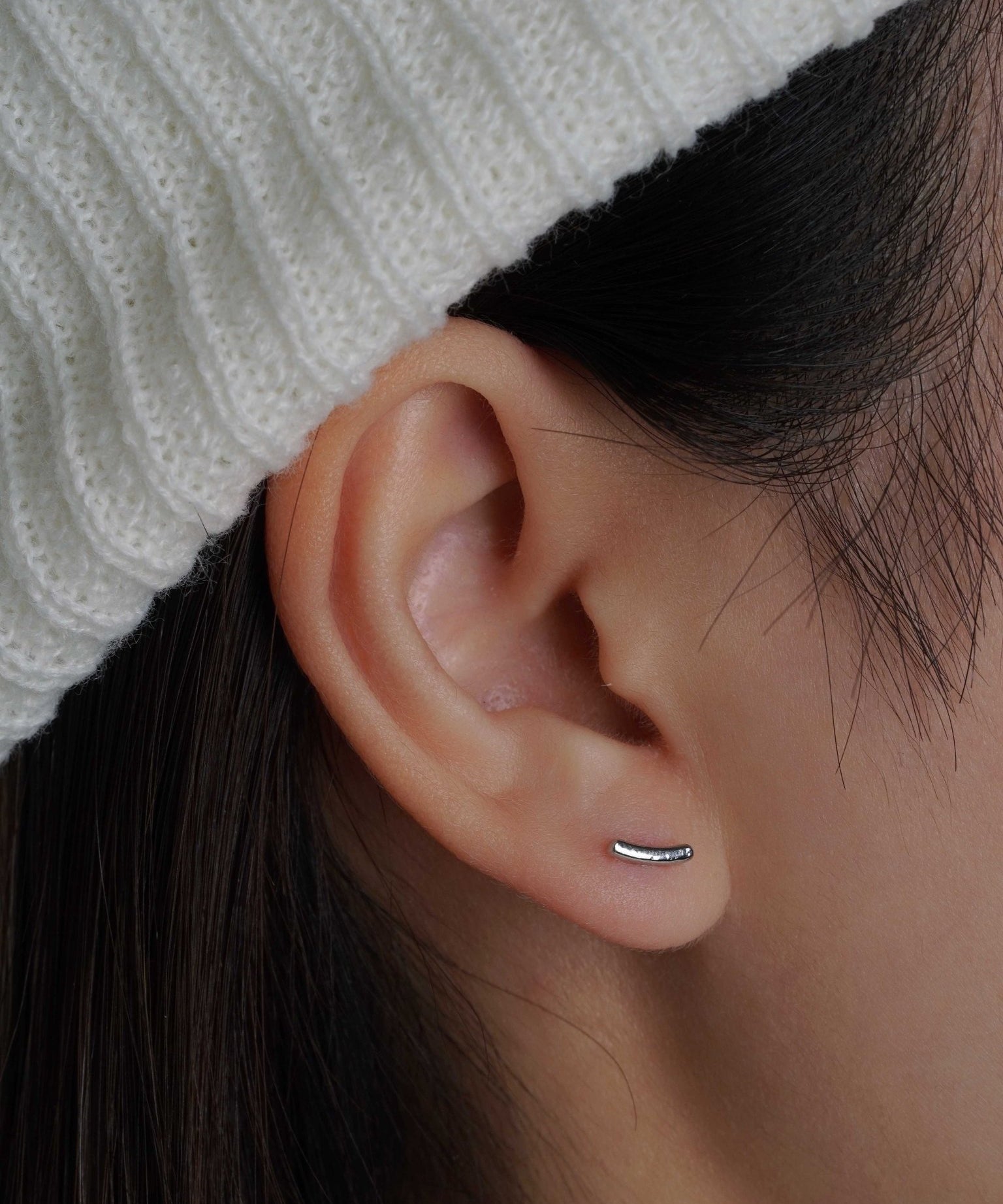 316L Stainless Steel Arc Flatback Earrings - Coddle Heaven