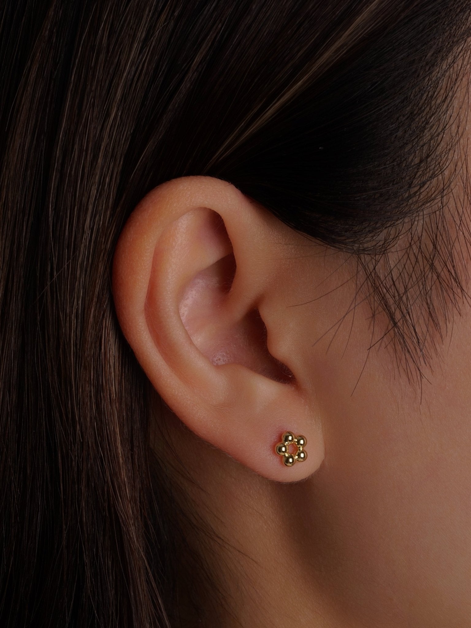 316L Stainless Steel Aurora Bead Flatback Earrings - Coddle Heaven
