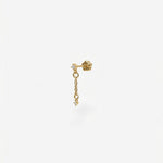 316L Stainless Steel Chain Drop Flatback Earrings - Coddle Heaven