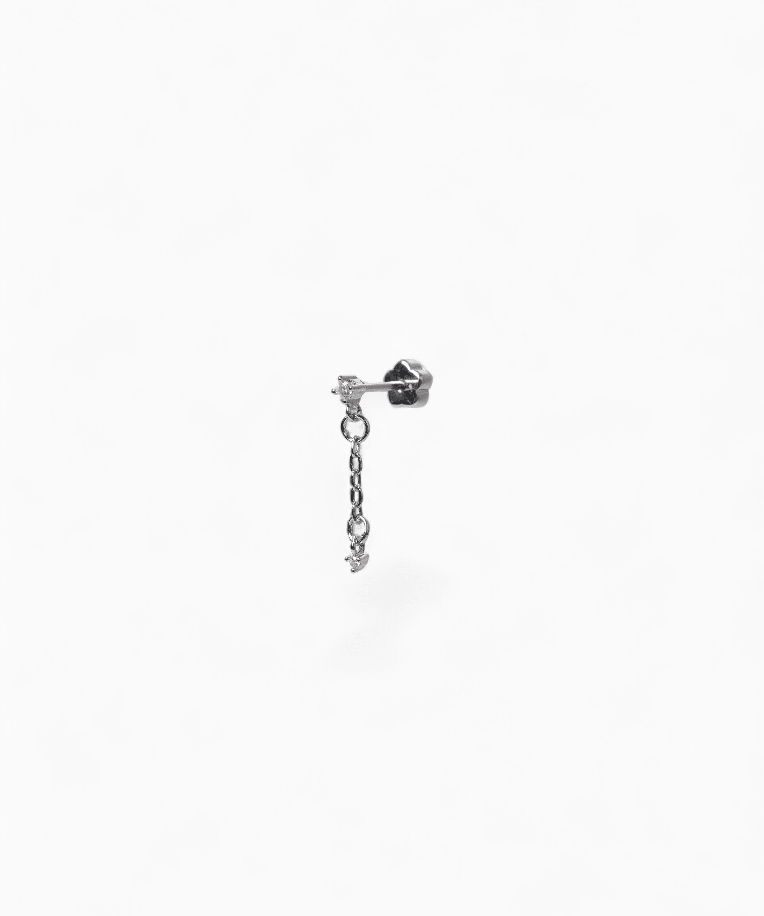 316L Stainless Steel Chain Drop Flatback Earrings - Coddle Heaven