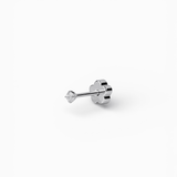 316L Stainless Steel Classic 2mm Diamond Flatback Earrings - Coddle Heaven