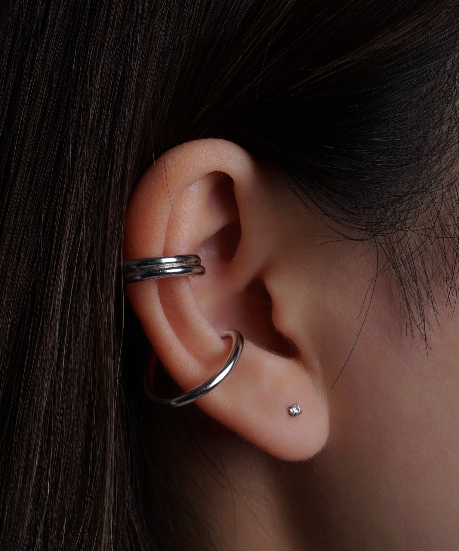 316L Stainless Steel Classic 2mm Diamond Flatback Earrings - Coddle Heaven