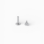316L Stainless Steel Classic 3mm Diamond Flatback Earrings (Taper Included) - Coddle Heaven