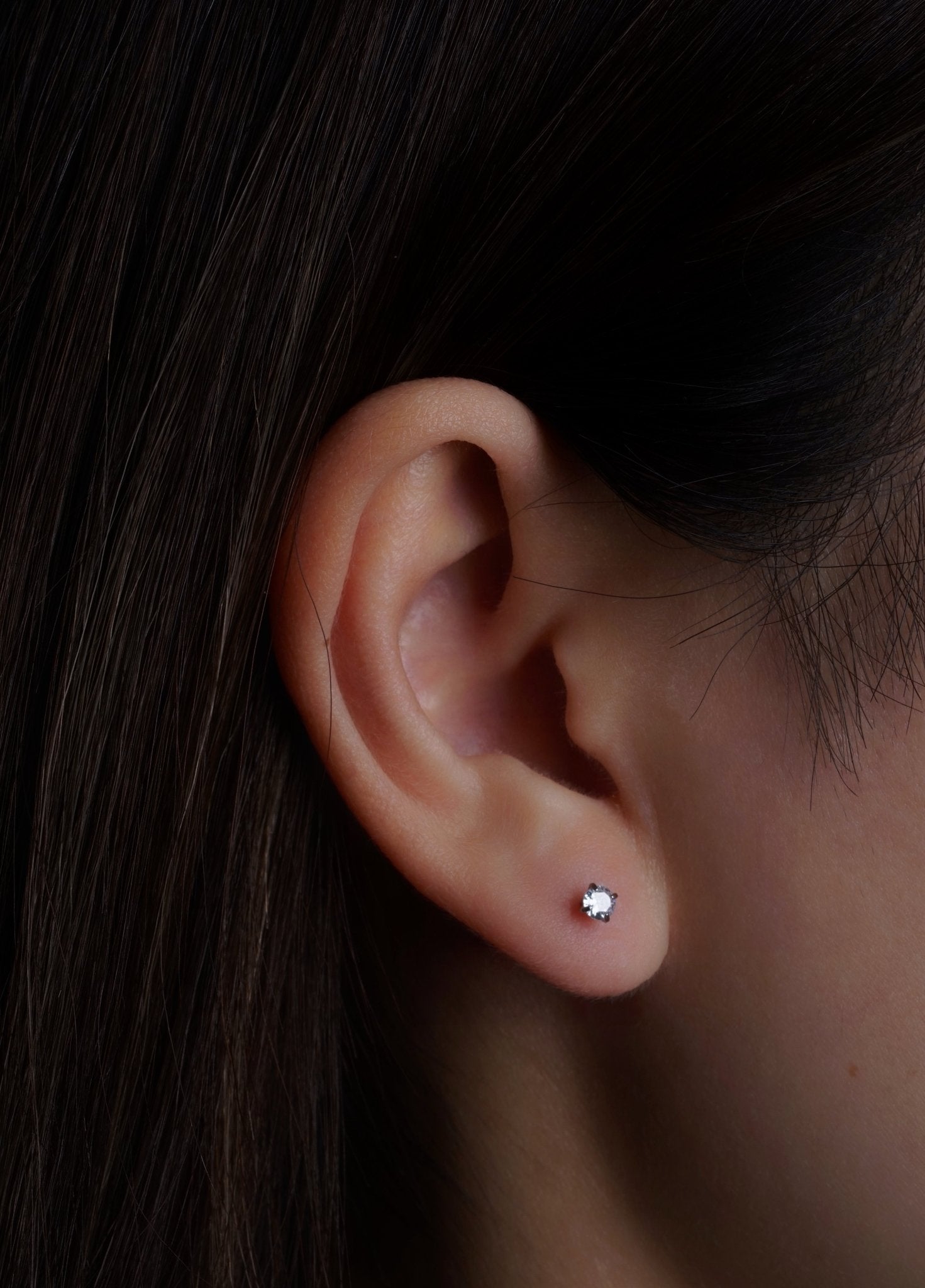 316L Stainless Steel Classic 3mm Diamond Flatback Earrings (Taper Included) - Coddle Heaven