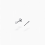 316L Stainless Steel Classic 3mm Diamond Flatback Earrings (Taper Included) - Coddle Heaven