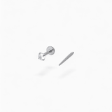 316L Stainless Steel Classic 3mm Diamond Flatback Earrings (Taper Included) - Coddle Heaven