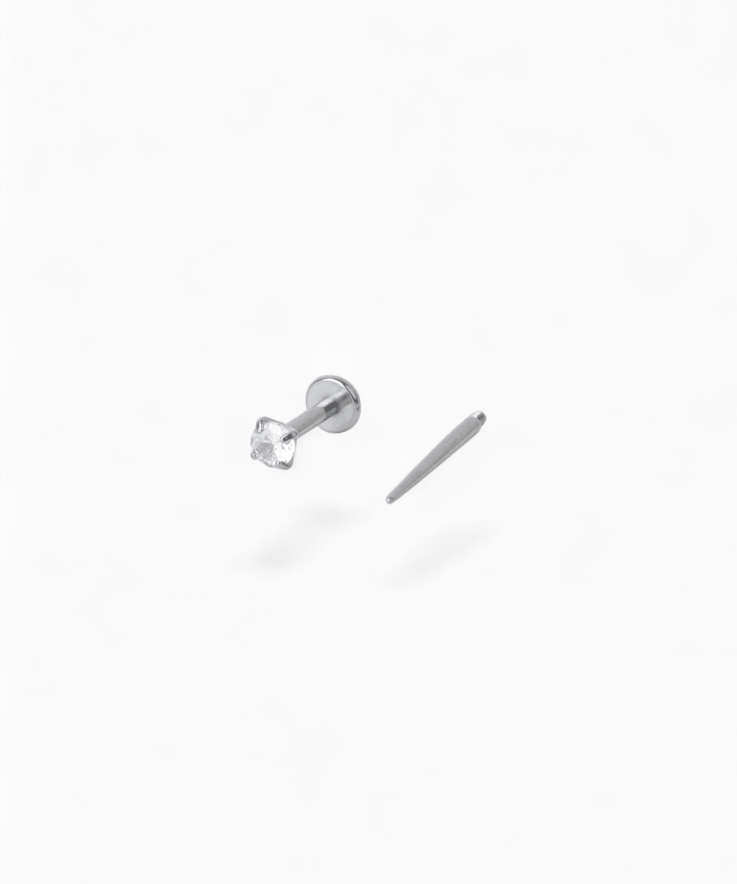 316L Stainless Steel Classic 3mm Diamond Flatback Earrings (Taper Included) - Coddle Heaven