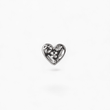 316L Stainless Steel Cosmic Heart Flatback Earrings - Coddle Heaven