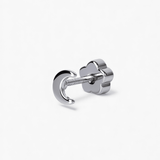 316L Stainless Steel Crescent Moon Flatback Earrings - Coddle Heaven
