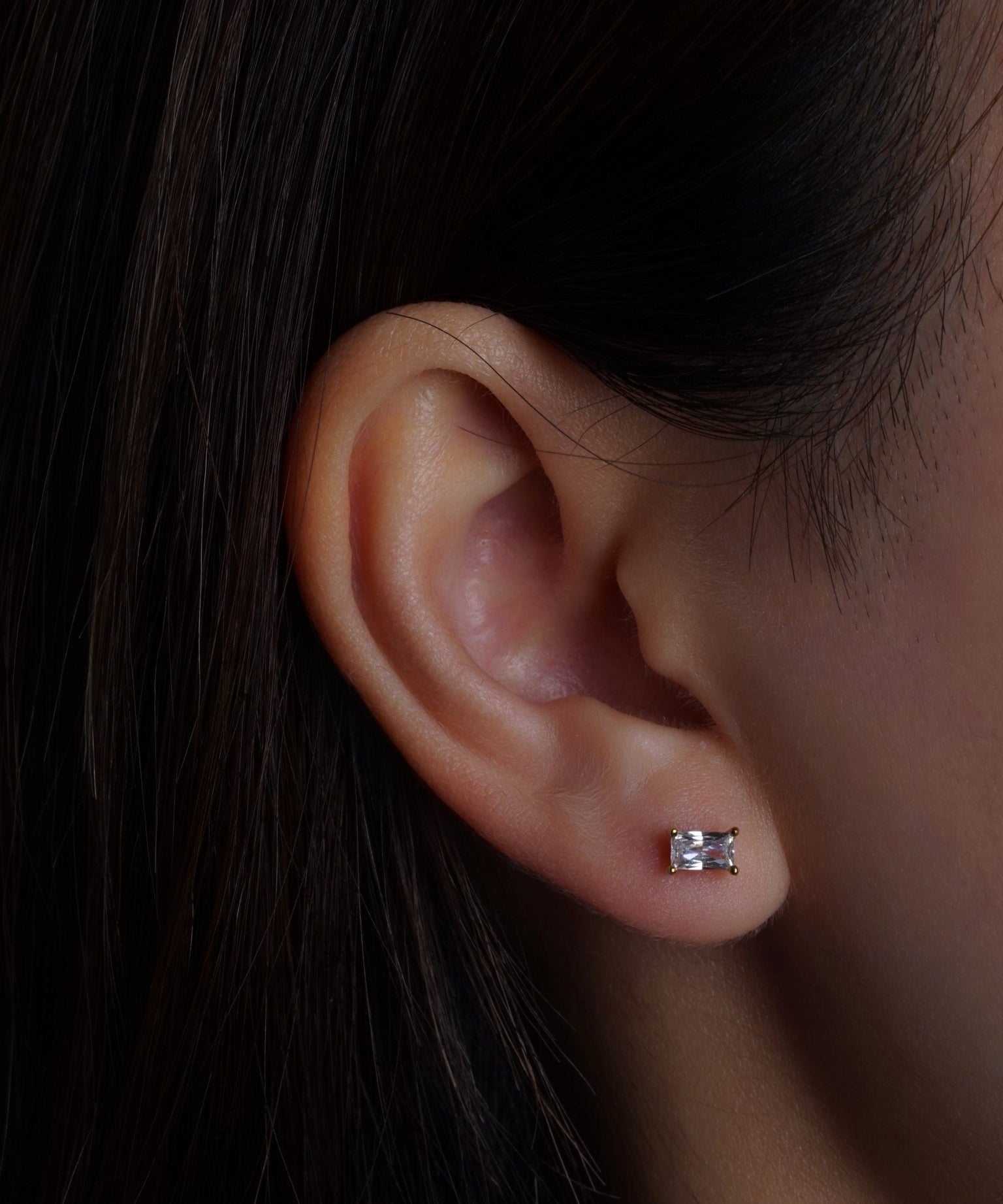 316L Stainless Steel Cube Spark Flatback Earrings - Coddle Heaven