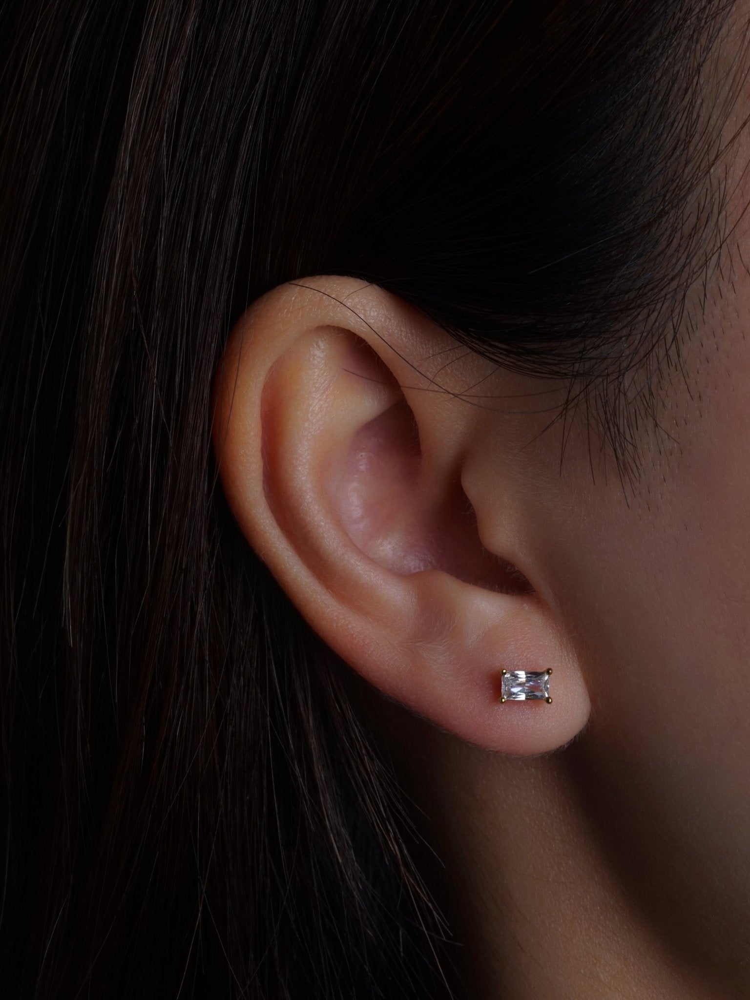 316L Stainless Steel Cube Spark Flatback Earrings - Coddle Heaven