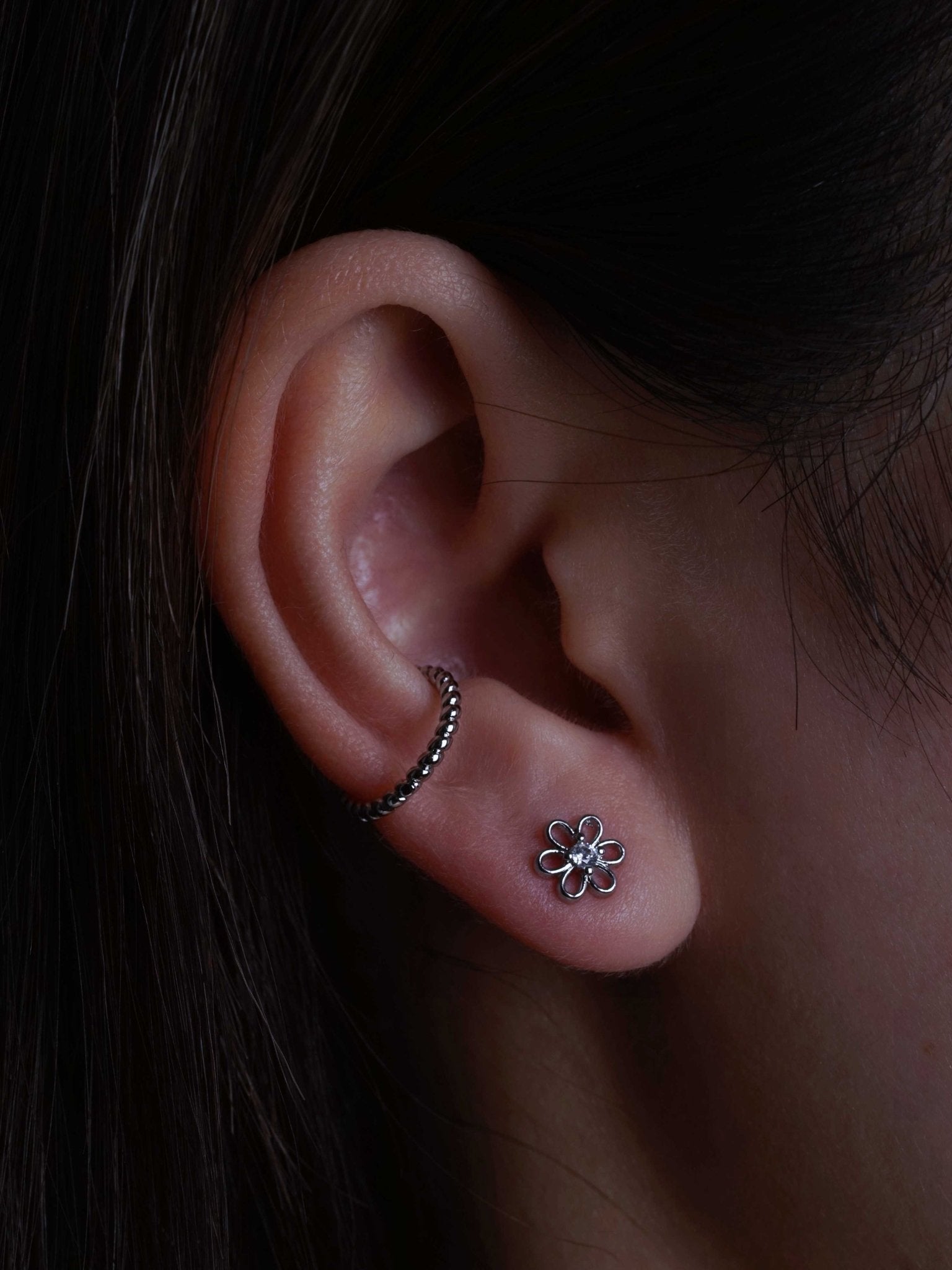 316L Stainless Steel Daisy Bloom Flatback Earrings - Coddle Heaven
