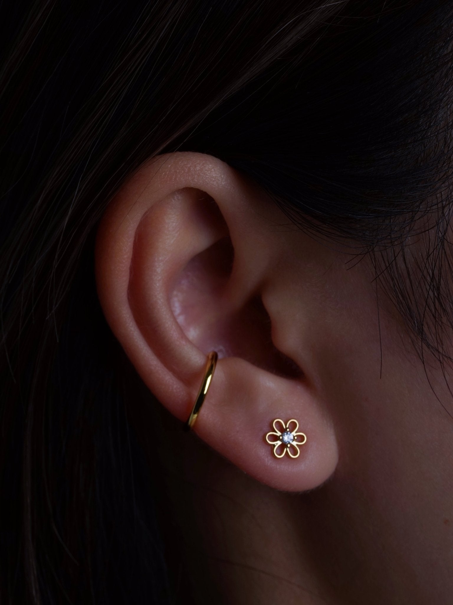 316L Stainless Steel Daisy Bloom Flatback Earrings - Coddle Heaven