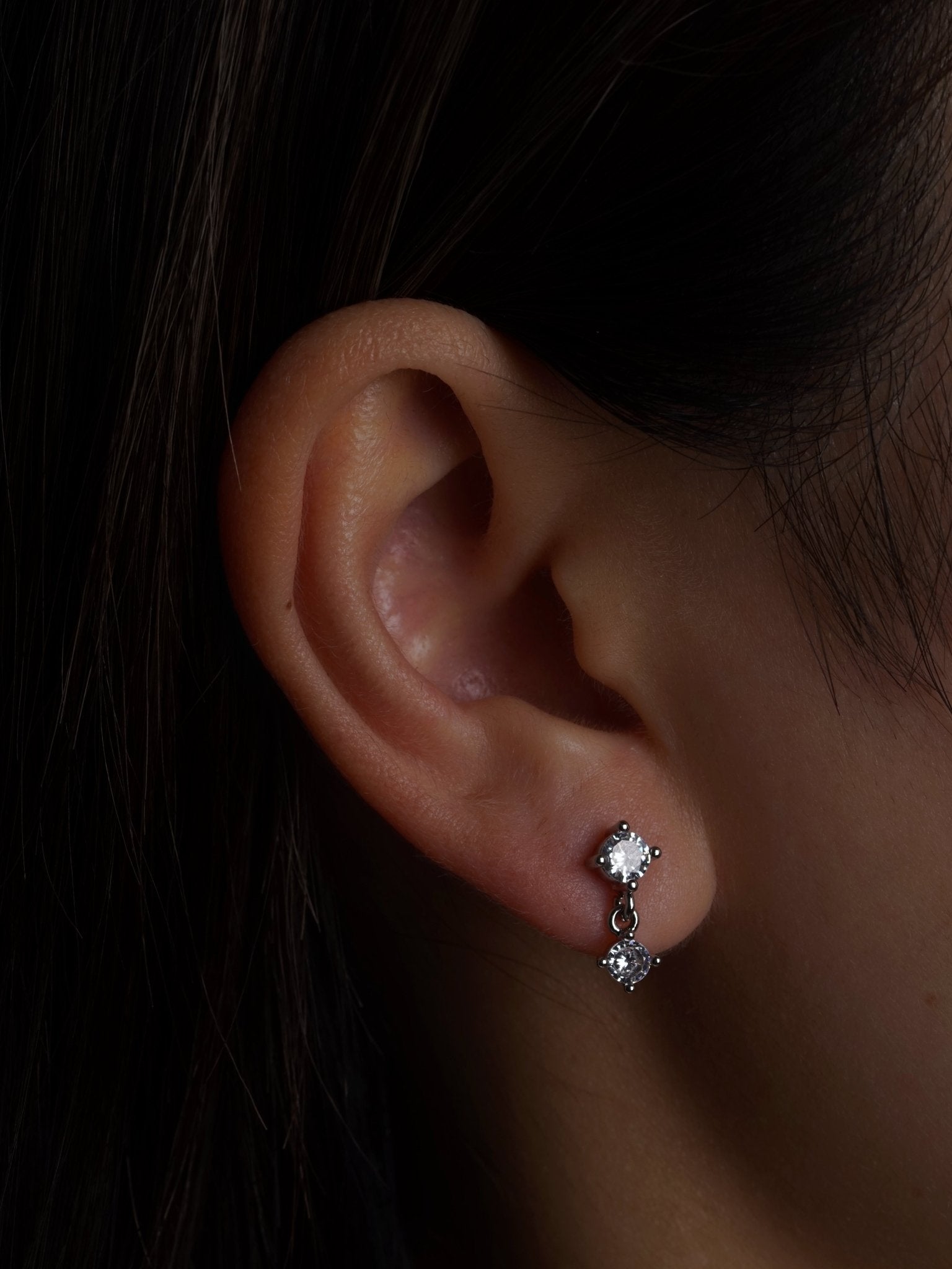 316L Stainless Steel Duet Drop Flatback Earrings - Coddle Heaven