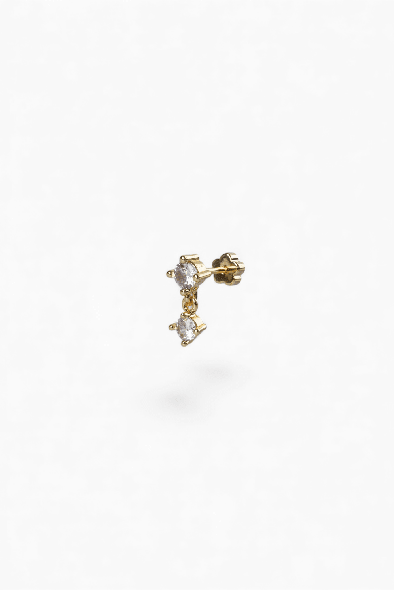 316L Stainless Steel Duet Drop Flatback Earrings - Coddle Heaven