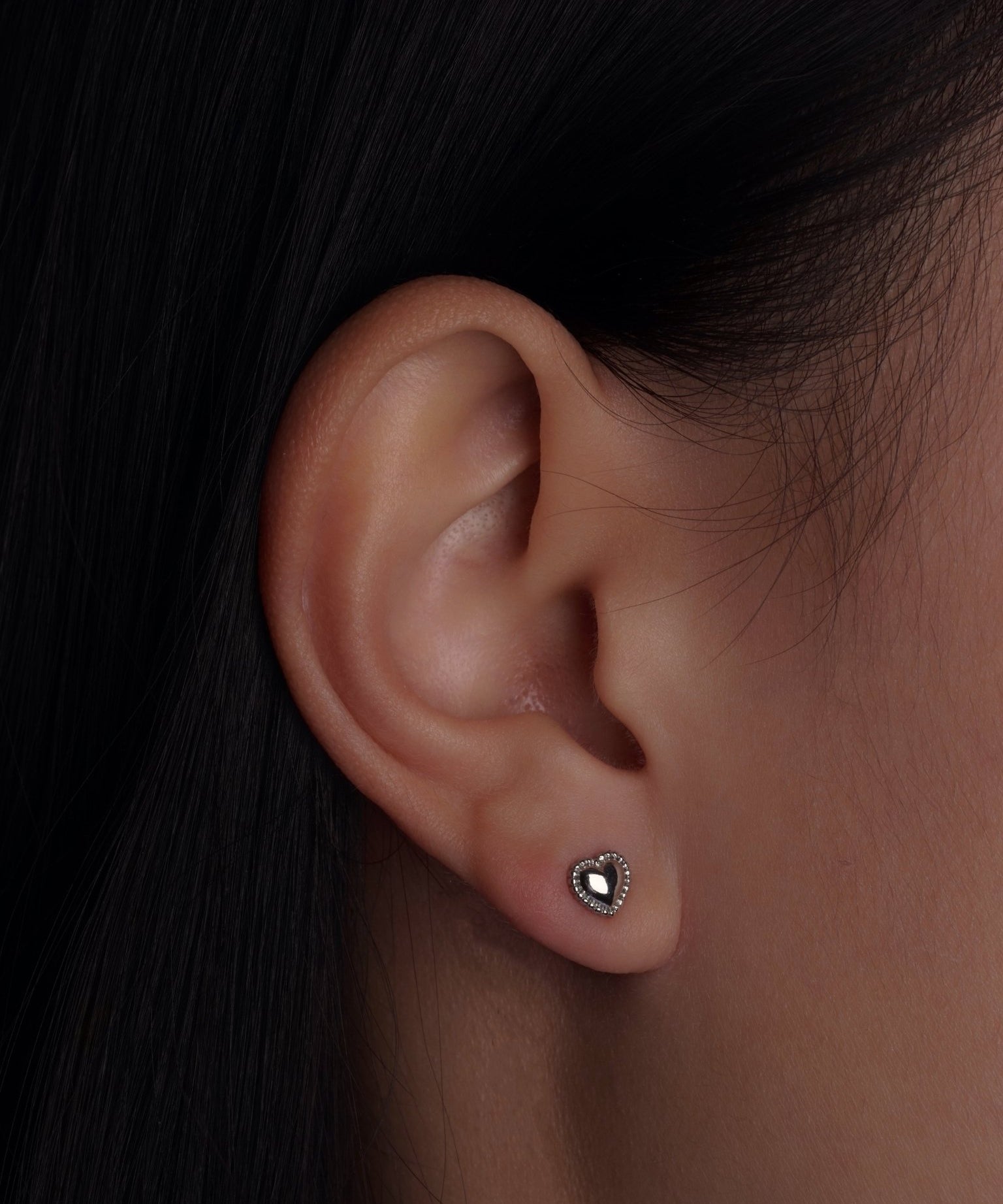 316L Stainless Steel Heart Flatback Earrings - Coddle Heaven
