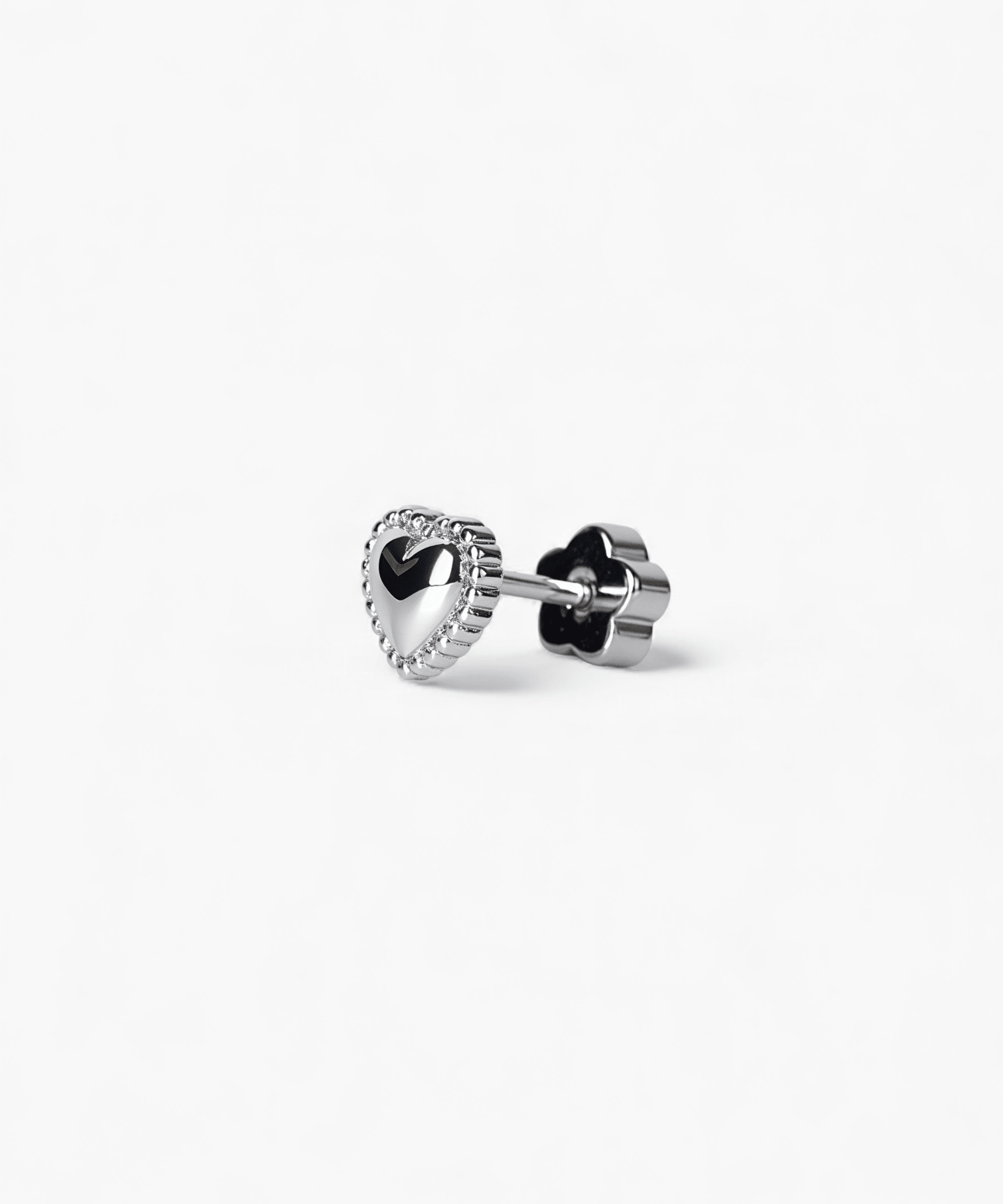 316L Stainless Steel Heart Flatback Earrings - Coddle Heaven