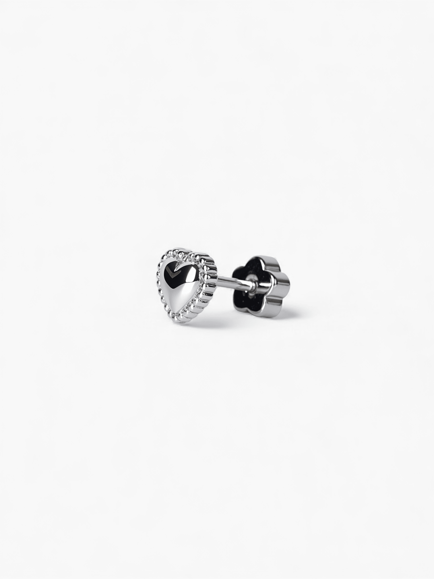 316L Stainless Steel Heart Flatback Earrings - Coddle Heaven