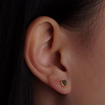 316L Stainless Steel Heartbeat Flatback Earrings - Coddle Heaven