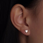 316L Stainless Steel Heartbeat Flatback Earrings - Coddle Heaven